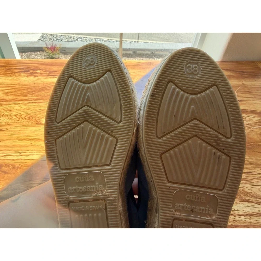 Toni Pons Women's Blue Slip on Espadrilles Shoes Sz 7.5